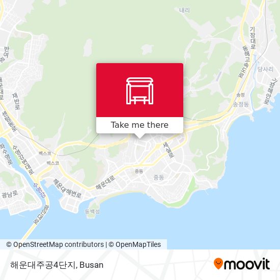 해운대주공4단지 map