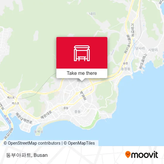 동부아파트 map