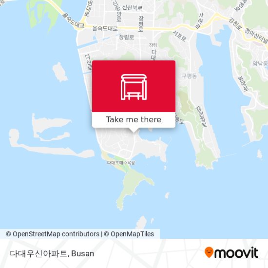 다대우신아파트 map