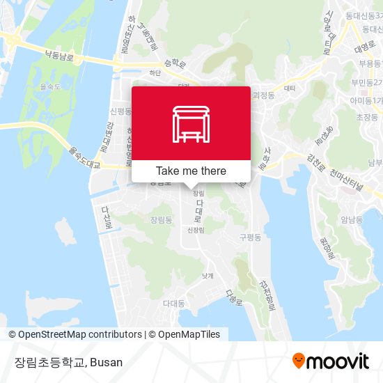 장림초등학교 map