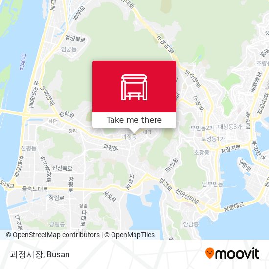 괴정시장 map
