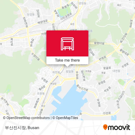 부산진시장 map
