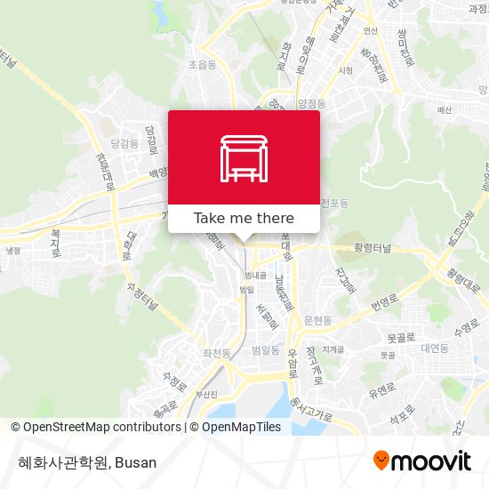혜화사관학원 map