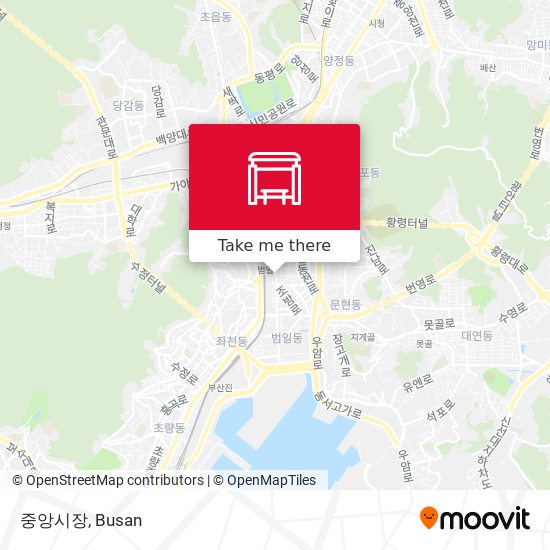 중앙시장 map