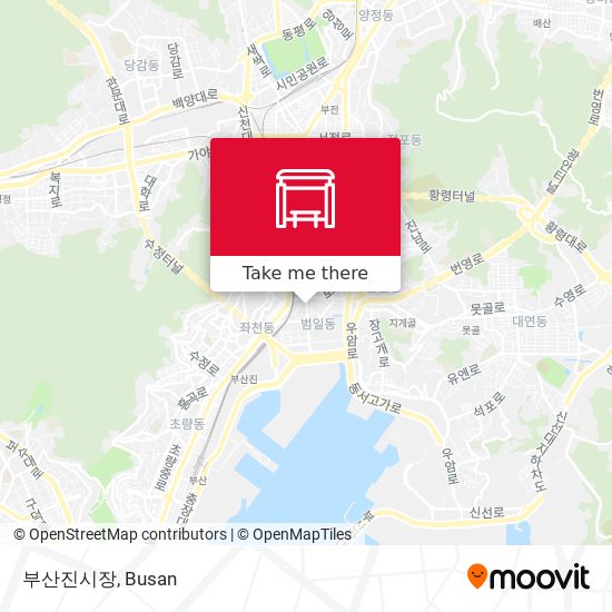 부산진시장 map