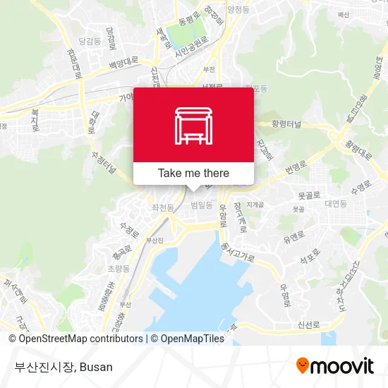 부산진시장 map