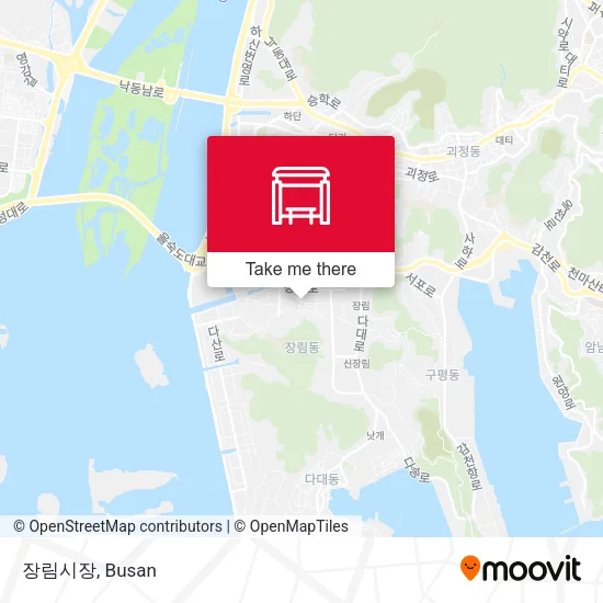 장림시장 map