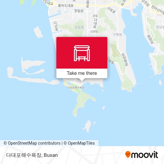 다대포해수욕장 map