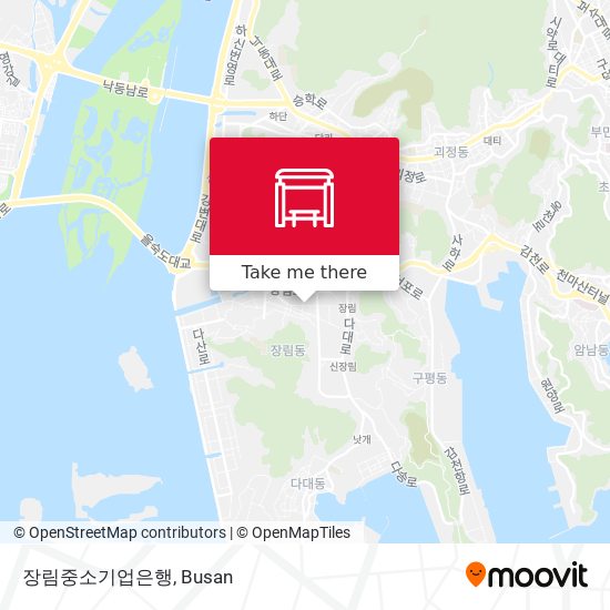 장림중소기업은행 map
