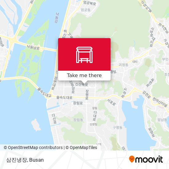 삼진냉장 map