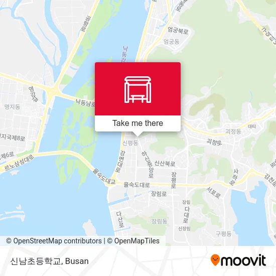 신남초등학교 map