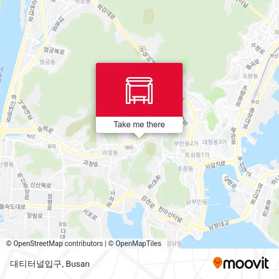 대티터널입구 map