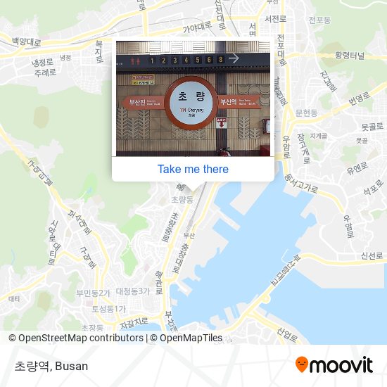 초량역 map