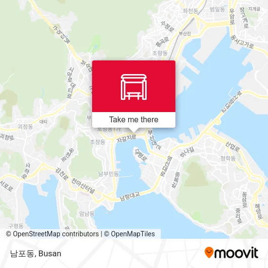 남포동 map