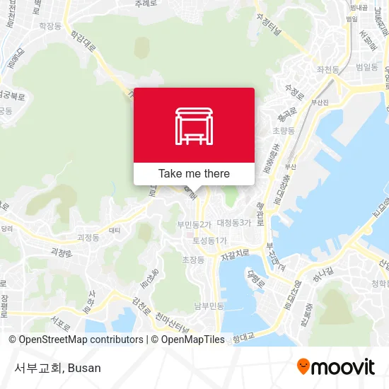 서부교회 map