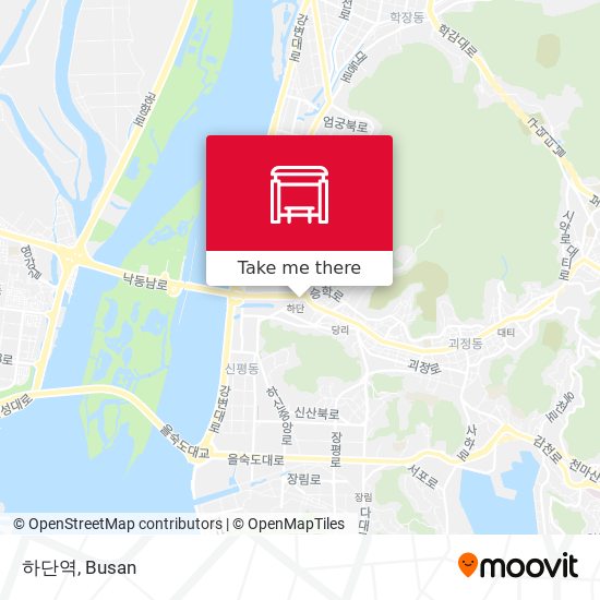 하단역 map