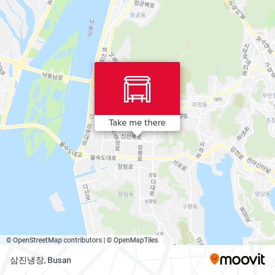 삼진냉장 map
