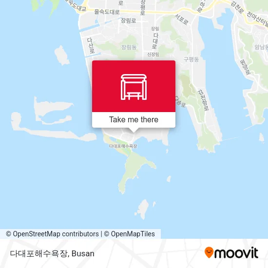 다대포해수욕장 map