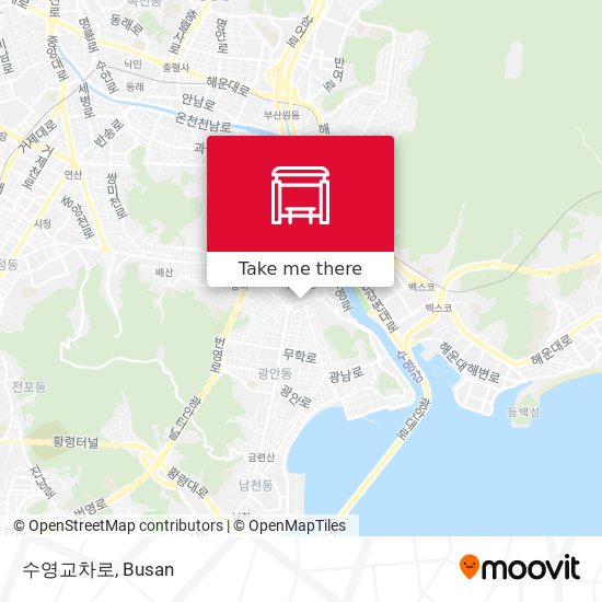 수영교차로 map