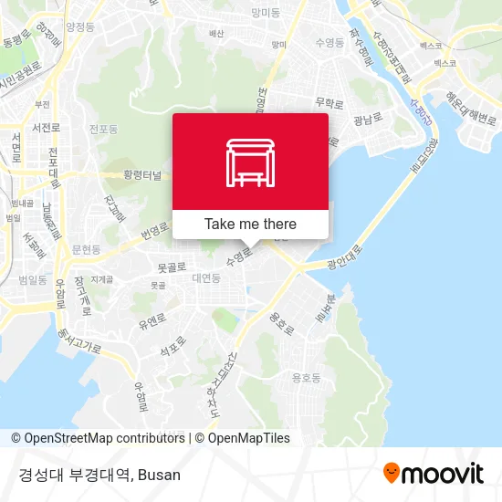 경성대 부경대역 map