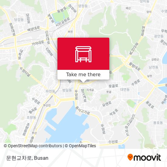 문현교차로 map