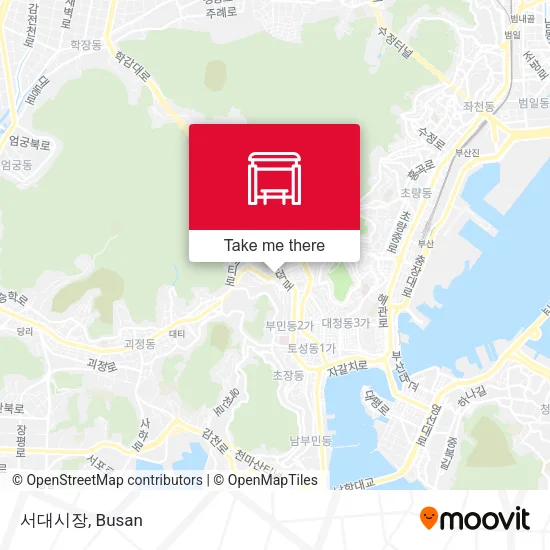 서대시장 map