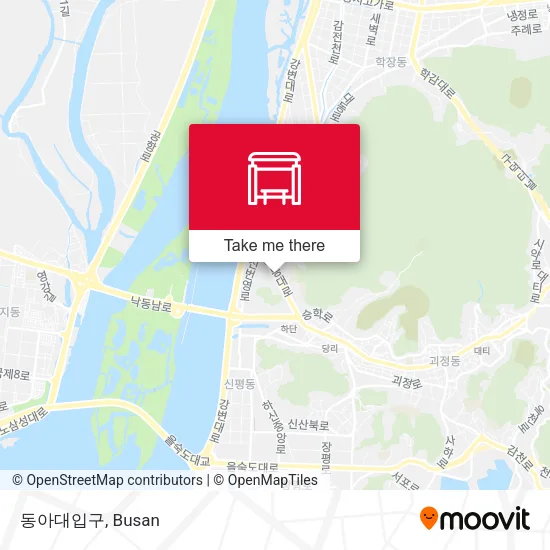 동아대입구 map