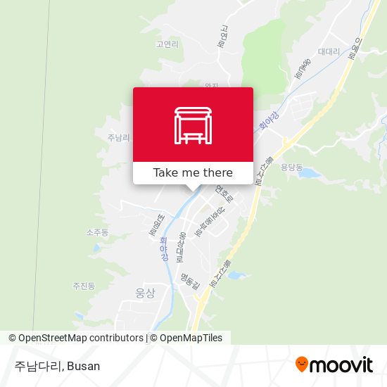 주남다리 map