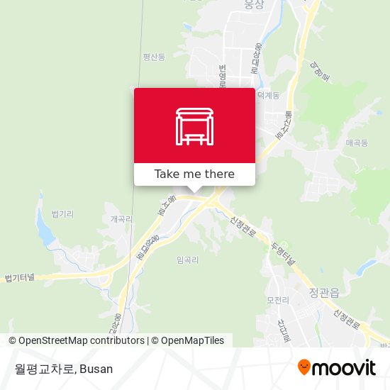 월평교차로 map