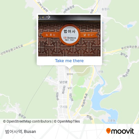 범어사역 map