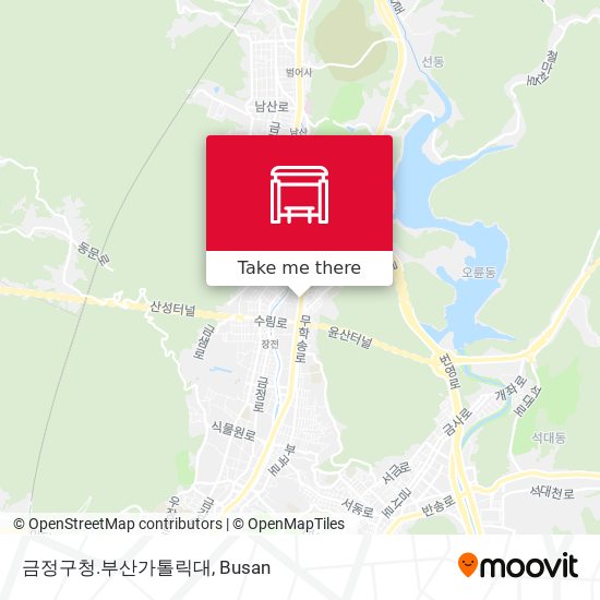 금정구청.부산가톨릭대 map