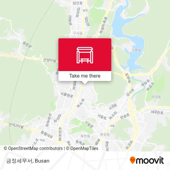 금정세무서 map