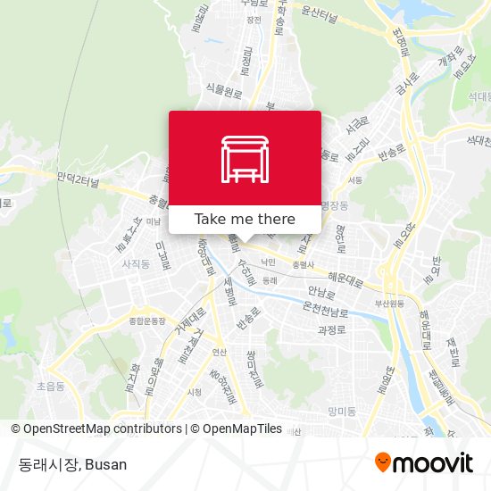 동래시장 map