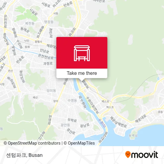 센텀파크 map