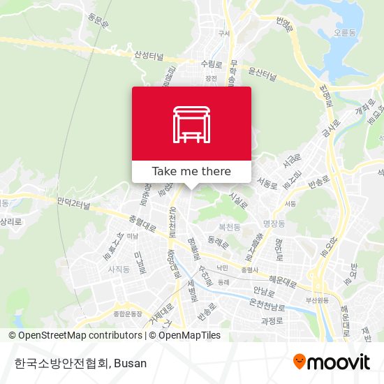 한국소방안전협회 map