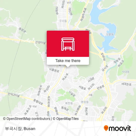 부곡시장 map
