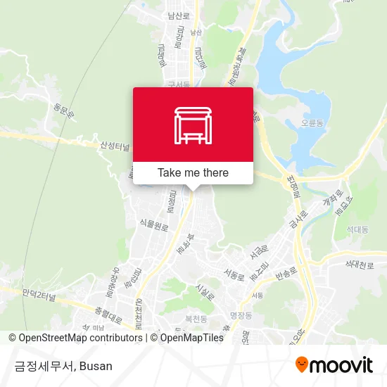 금정세무서 map