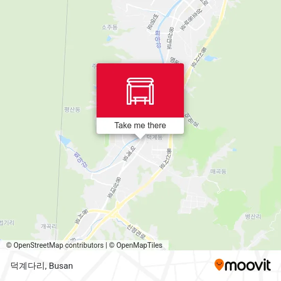 덕계다리 map