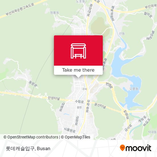 롯데캐슬입구 map
