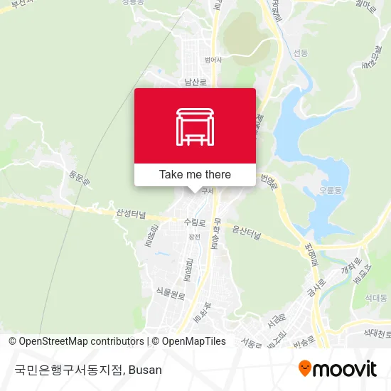 국민은행구서동지점 map