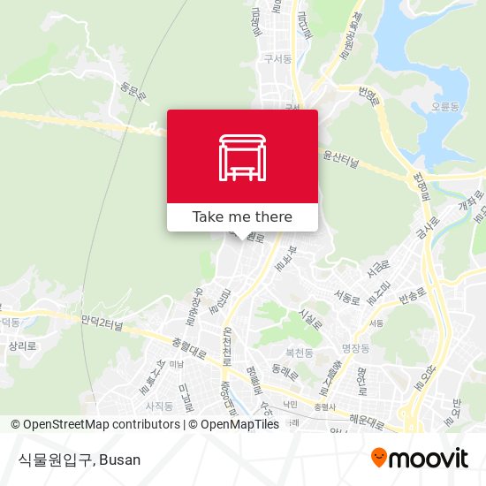 식물원입구 map