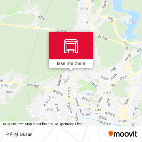 온천장 map