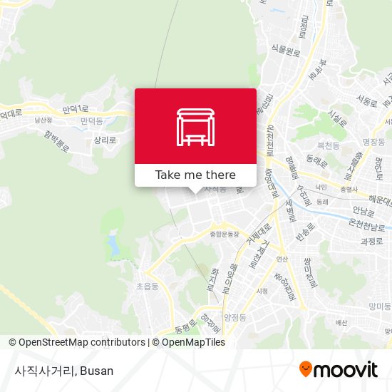 사직사거리 map