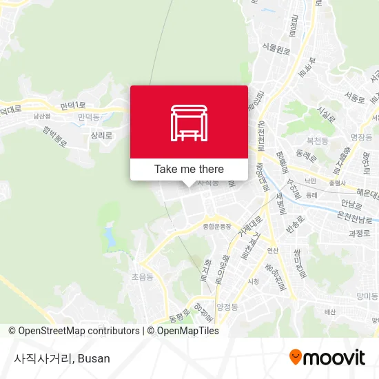 사직사거리 map