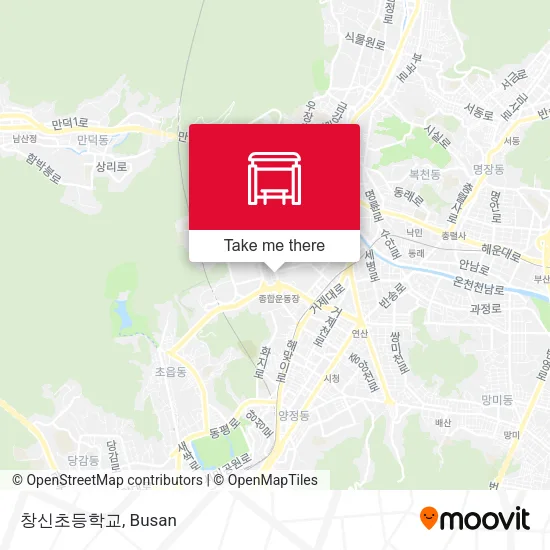 창신초등학교 map