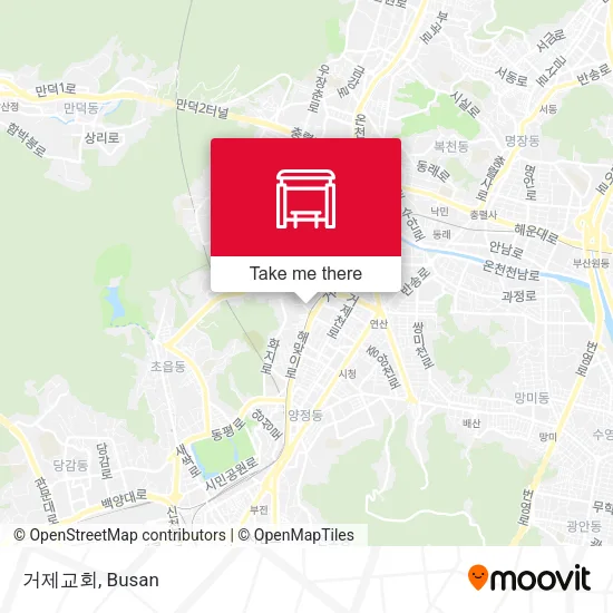 거제교회 map
