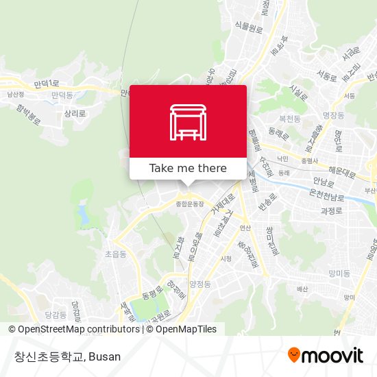 창신초등학교 map