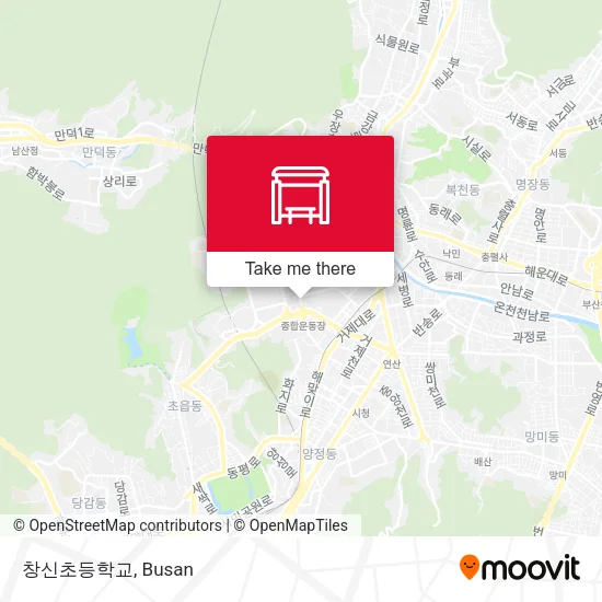 창신초등학교 map