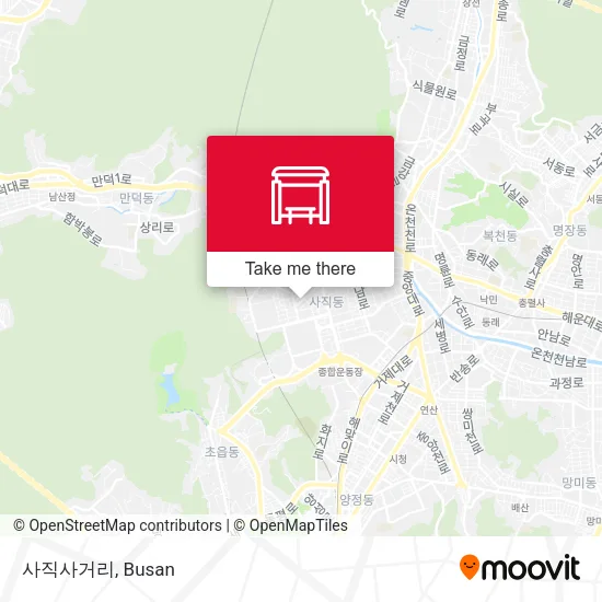 사직사거리 map