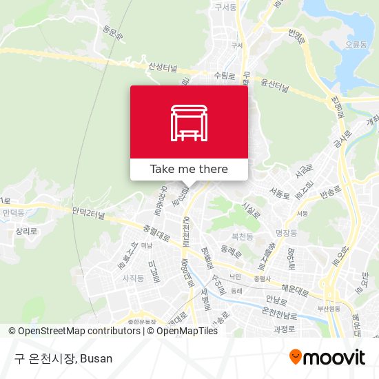 구 온천시장 map